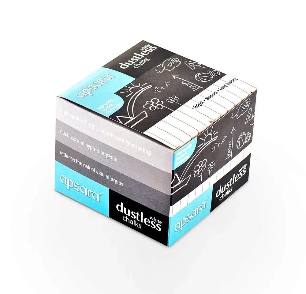 Apsara White Dustless Chalks