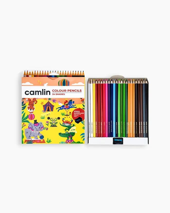Camlin Full Size Colour Pencil - 12 Shades