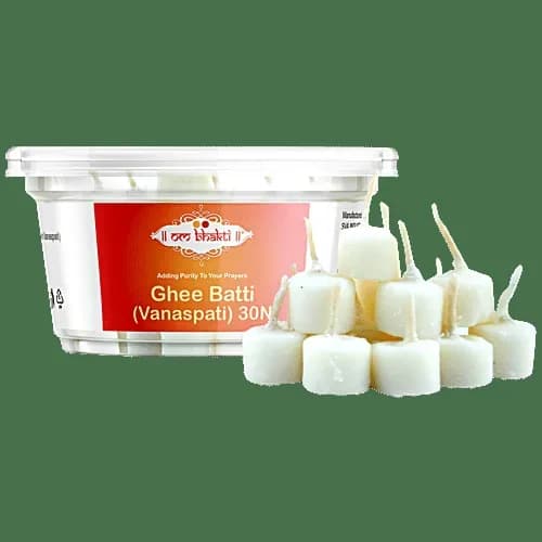 Om Bhakti Wick for Diya - Ghee Cotton Wicks