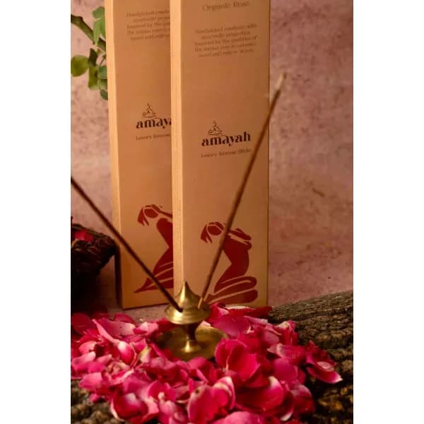 Amayah Natural Incense Sticks - Organic Rose