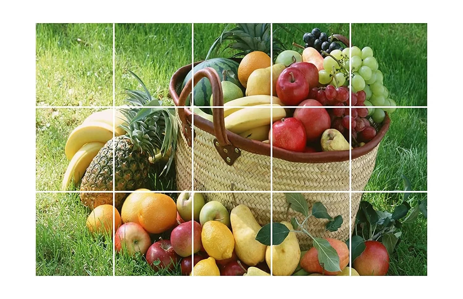 DreamKraft Vinyl Fruit Basket Kitchen Sticker