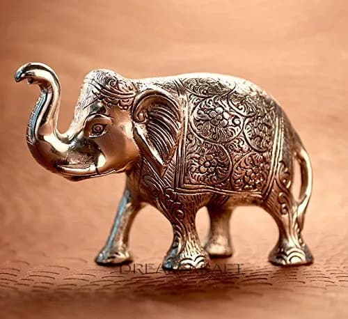 DreamKraft Metal Large Elephant for Home Decor