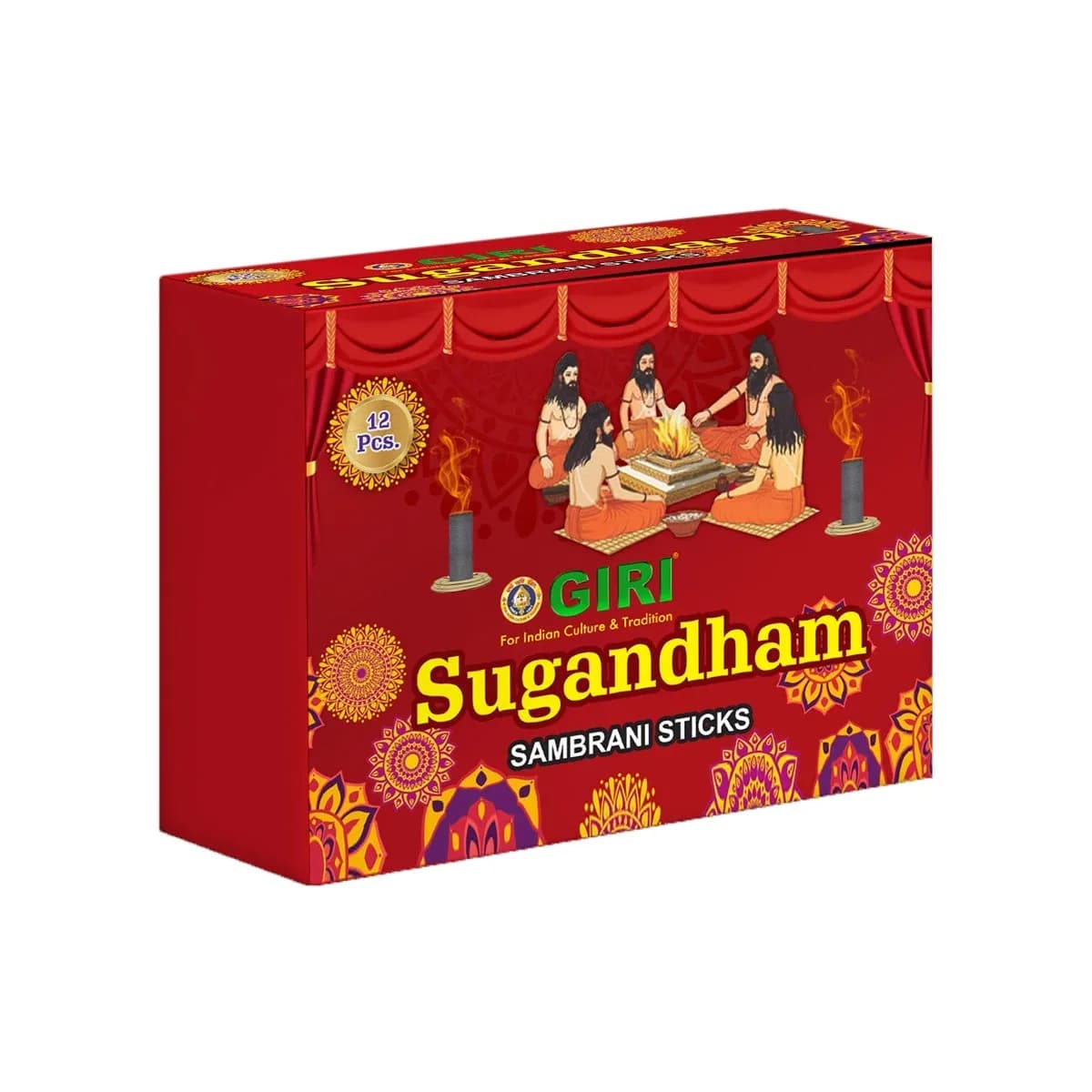 Sugandham Sambirani Dhoop Sticks - 20 Pcs for Pooja