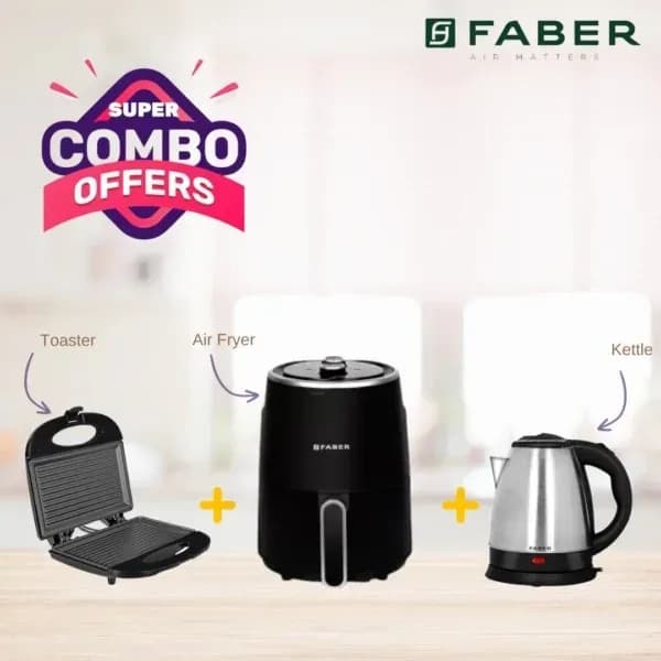 Deals Combo (Air Fryer, Toaster & Kettle)