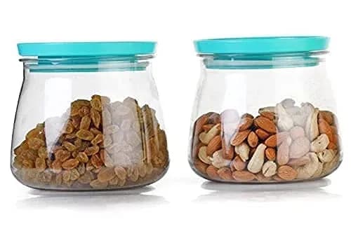 Neel House Air Tight Plastic Matka Shape Container Set Of 2
