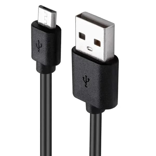 Universal Micro USB Cable for Smartphones, Black, 1.5A