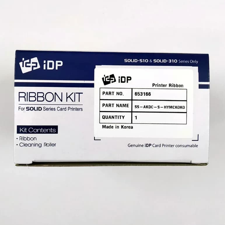 IDP Half-Panel YMCKO-KO Ribbon Kit