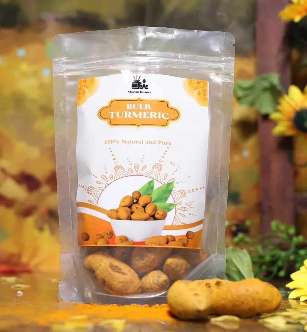 Gundu Manjal Turmeric Bulbs, 500 g