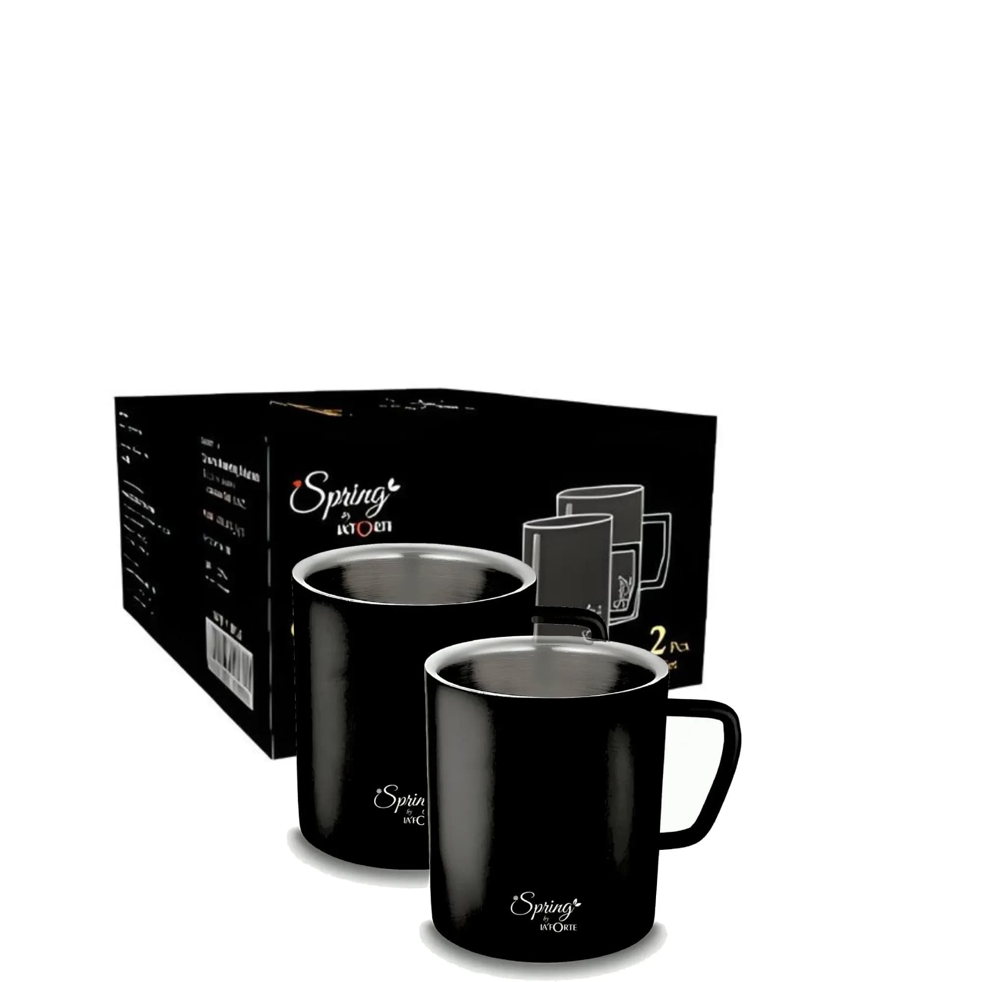 La' Forte Premium Double Wall Coffee Mug