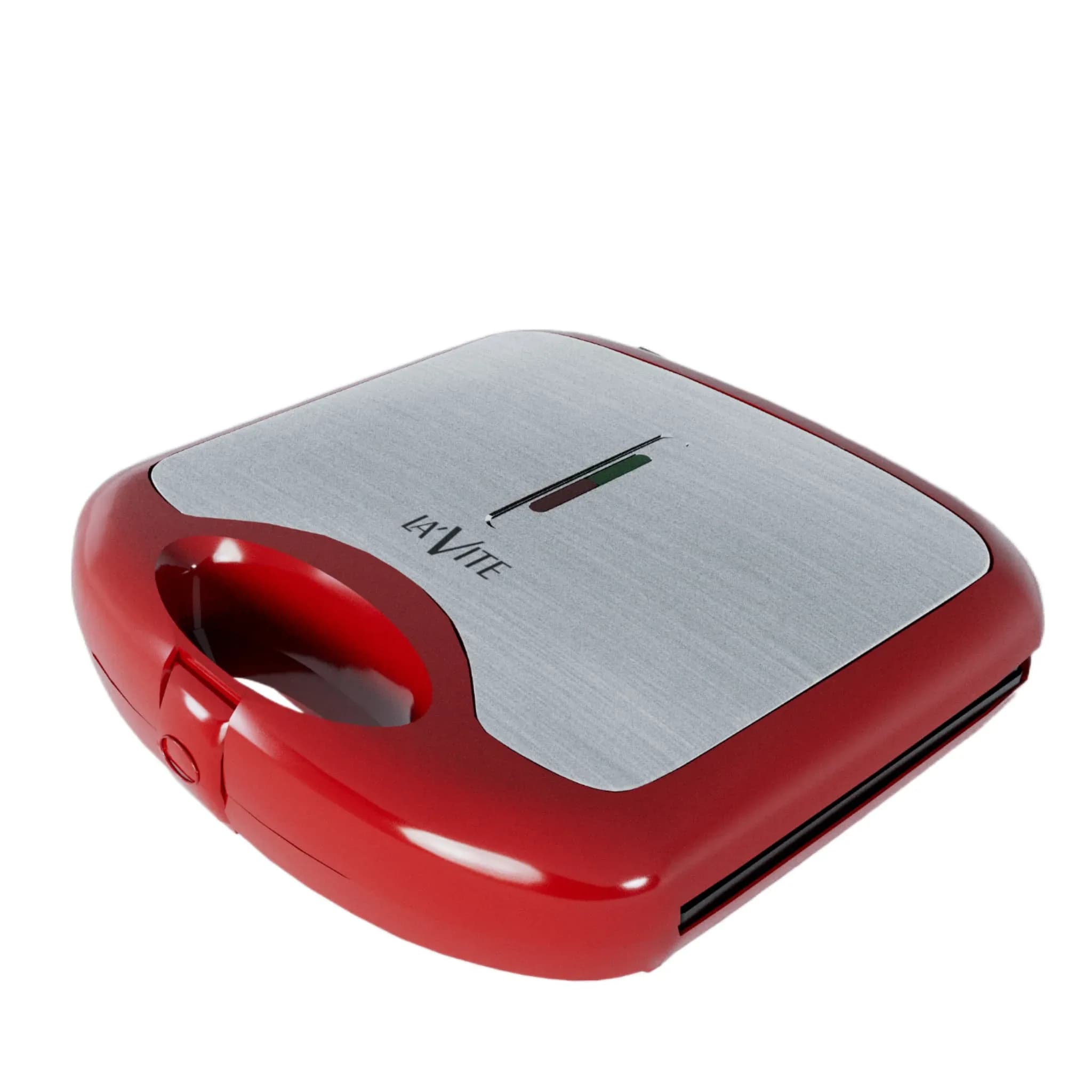 Laforte Lavite Sandwich Maker Non-Stick Coated Plates Cool Touch Handle 750W Red