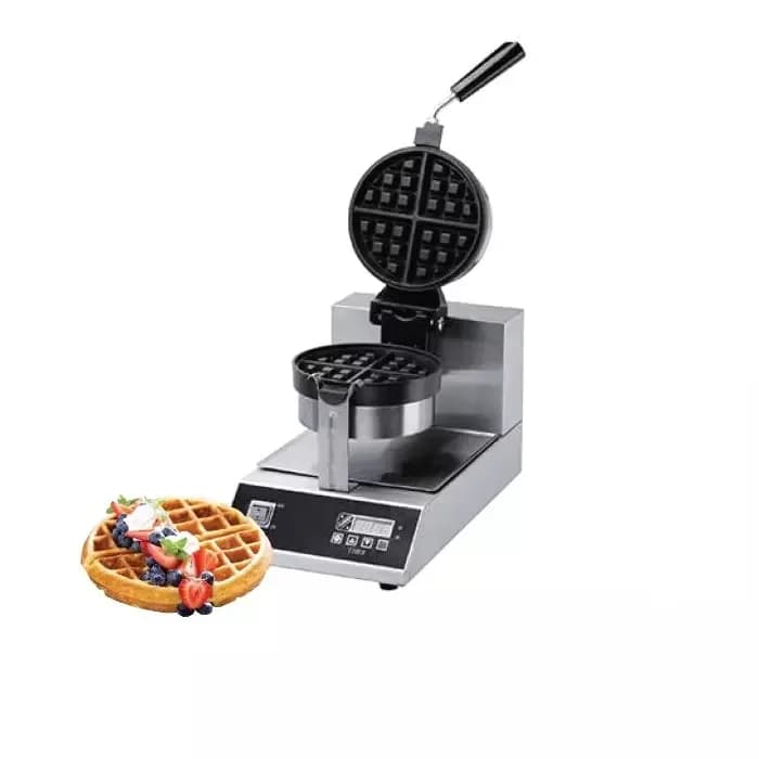 2.3 kW Belgian Round Waffle Iron