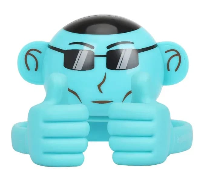 Promate Monkey Shape Portable Bluetooth Speaker with Smartphone Holder