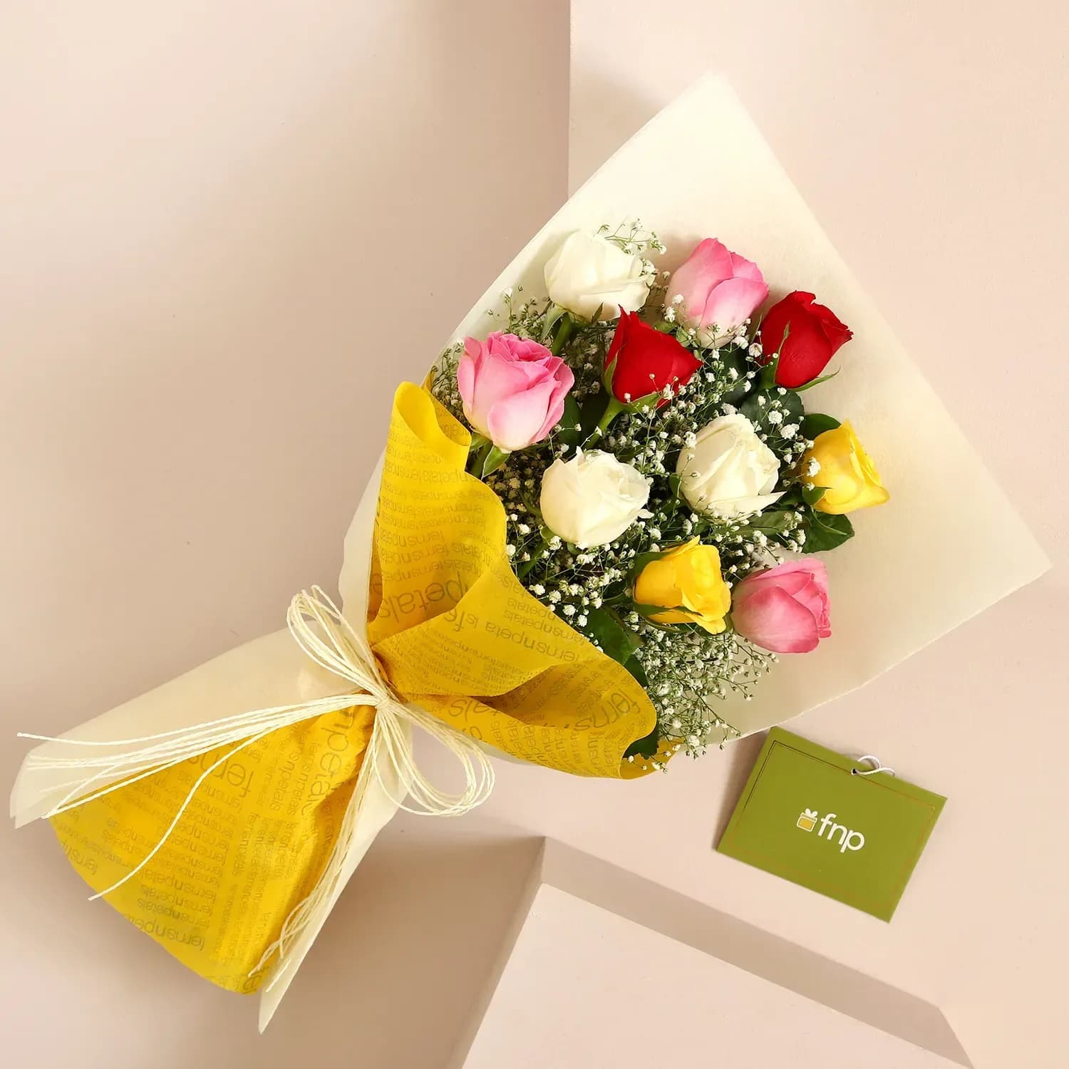 Garden of Colourful Roses Bouquet