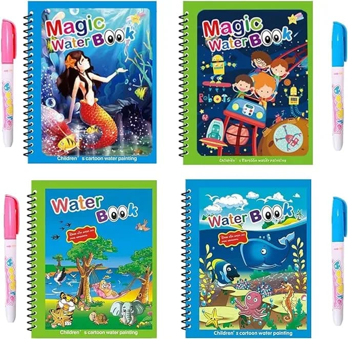 LA'FORTE Reusable Magic Water Color Book
