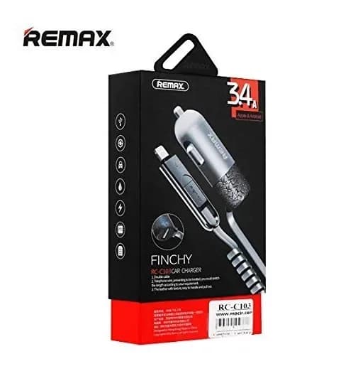 Remax Finchy Car Charger 3.4A Silver
