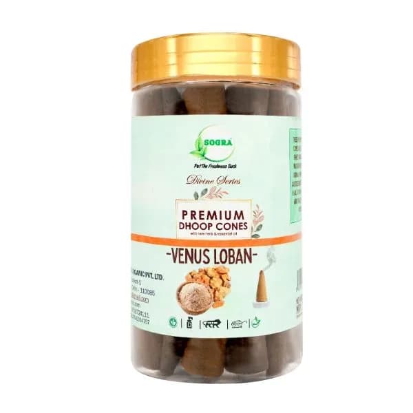 Sogra Devine Series Premium Venus Loban Dhoop Cones