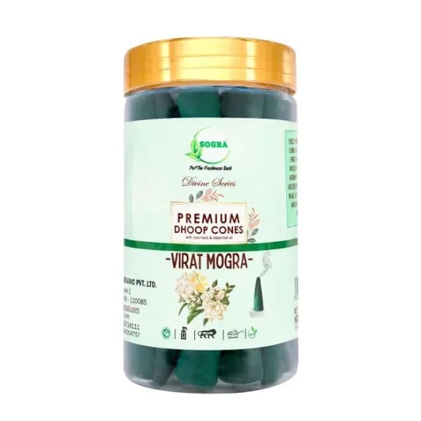 Sogra Exclusive Premium Virat Mogra Dhoop Cones