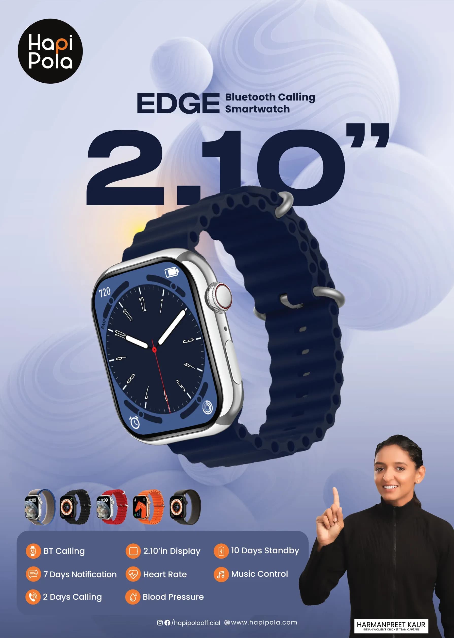 Hapipola Edge Smart Watch