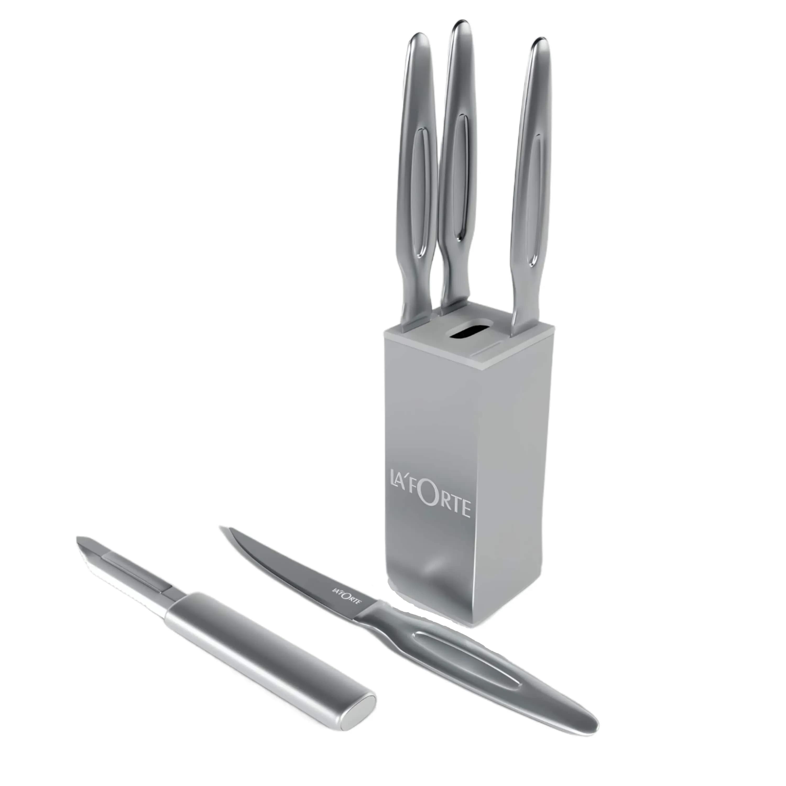 La' Forte 5-Piece Forged High-Carbon Stainless Steel Kitchen Knife Set