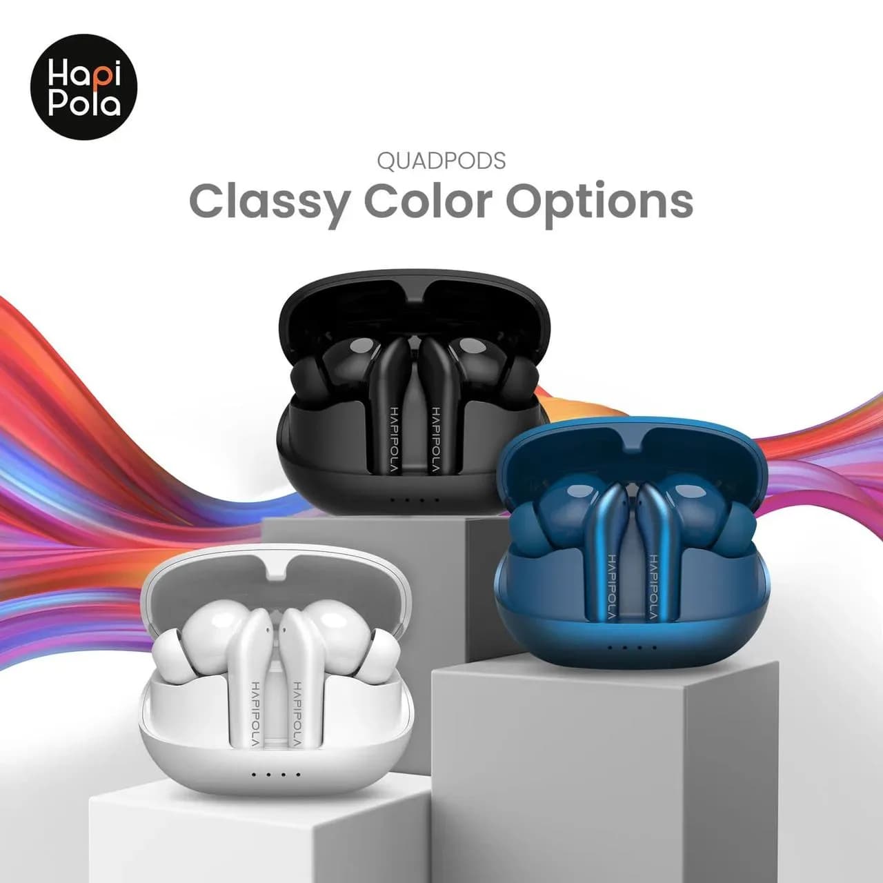 Hapipola Quadpods True Wireless Earbuds