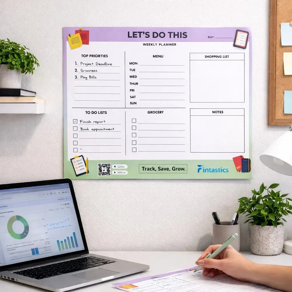 Fintastics Magnetic Let's Do This List Sheet Planner