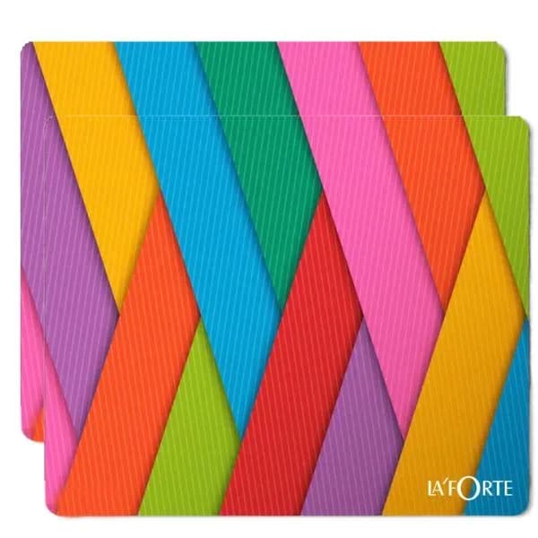 La'Forte Non-Slip Rubber Laptop Mousepad Rainbow Abstract
