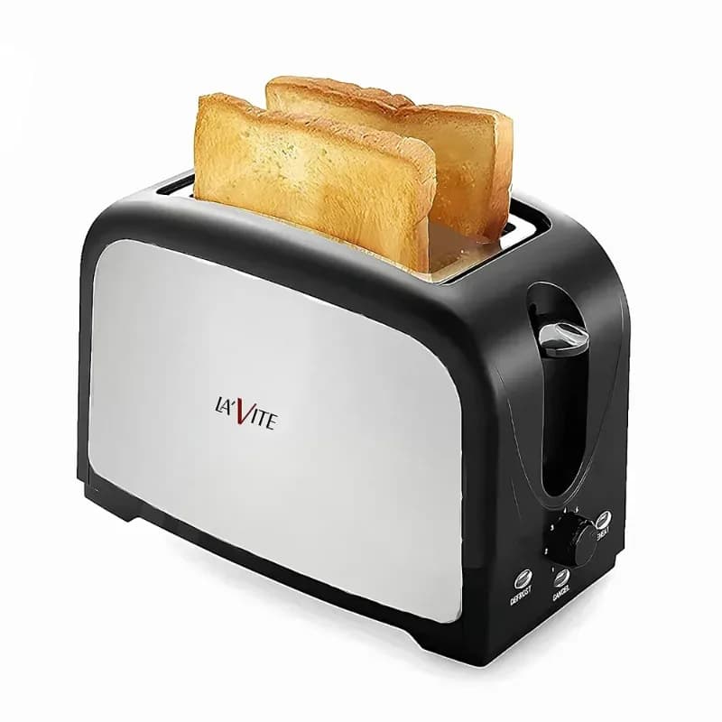 La'Forte 2-Slice Premium Stainless Steel Pop-Up Toaster