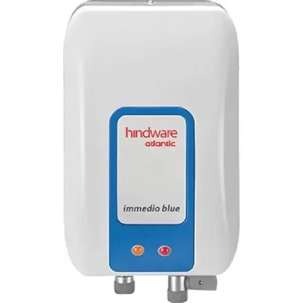 Hindware Immedio 3 L Instant Water Geyser (White & Blue)