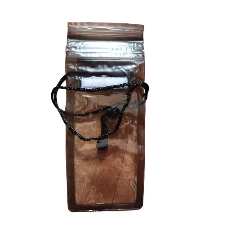 Waterproof Mobile Pouch with Clear Touch Window - Black