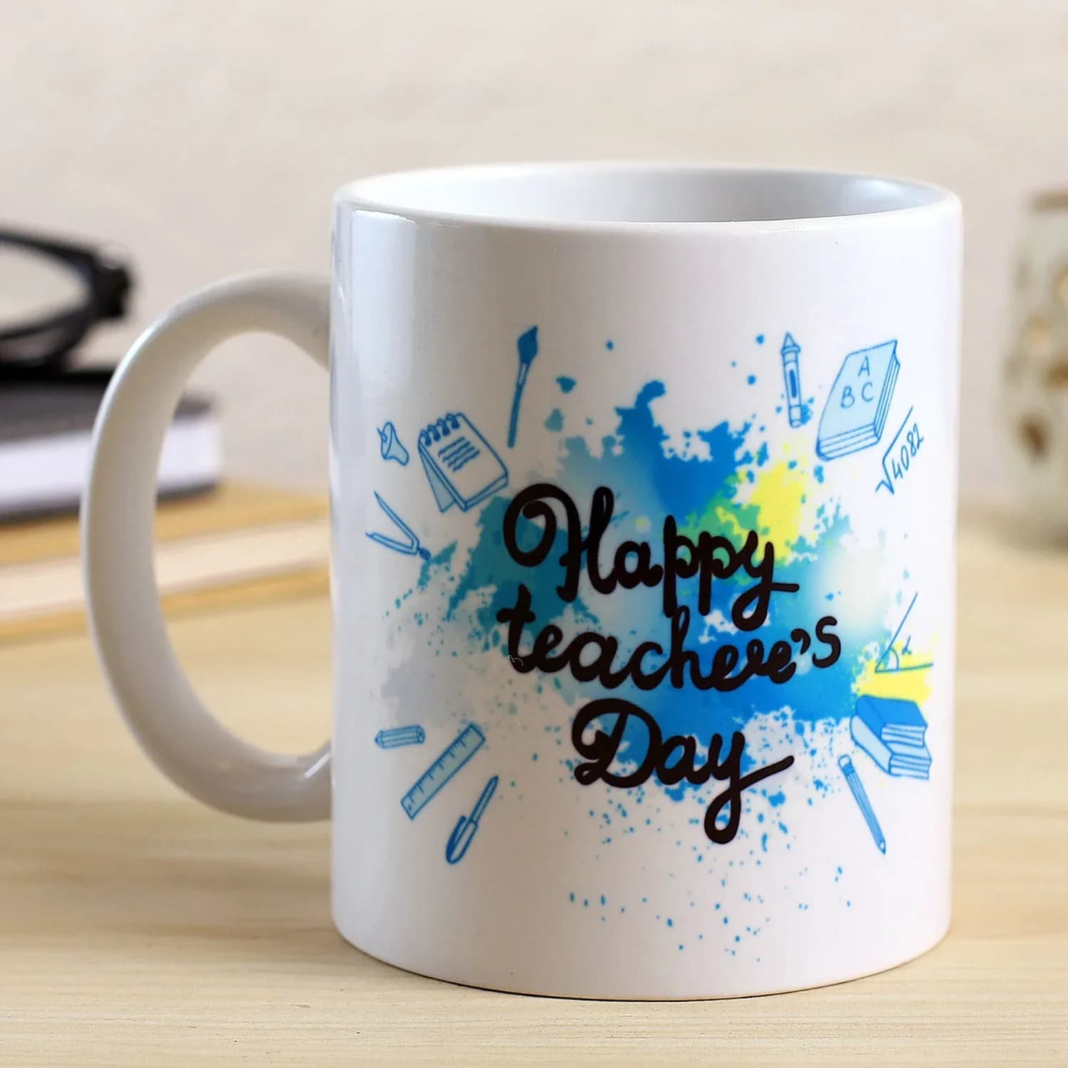 Happy Teacher's Day White Mug