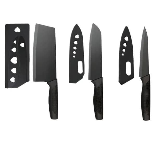 Stainless Steel Knife Set Premium with Covers