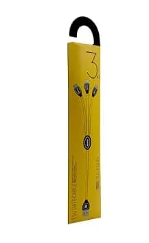 REMAX Lesu 3-in-1 Data Cable (Black)