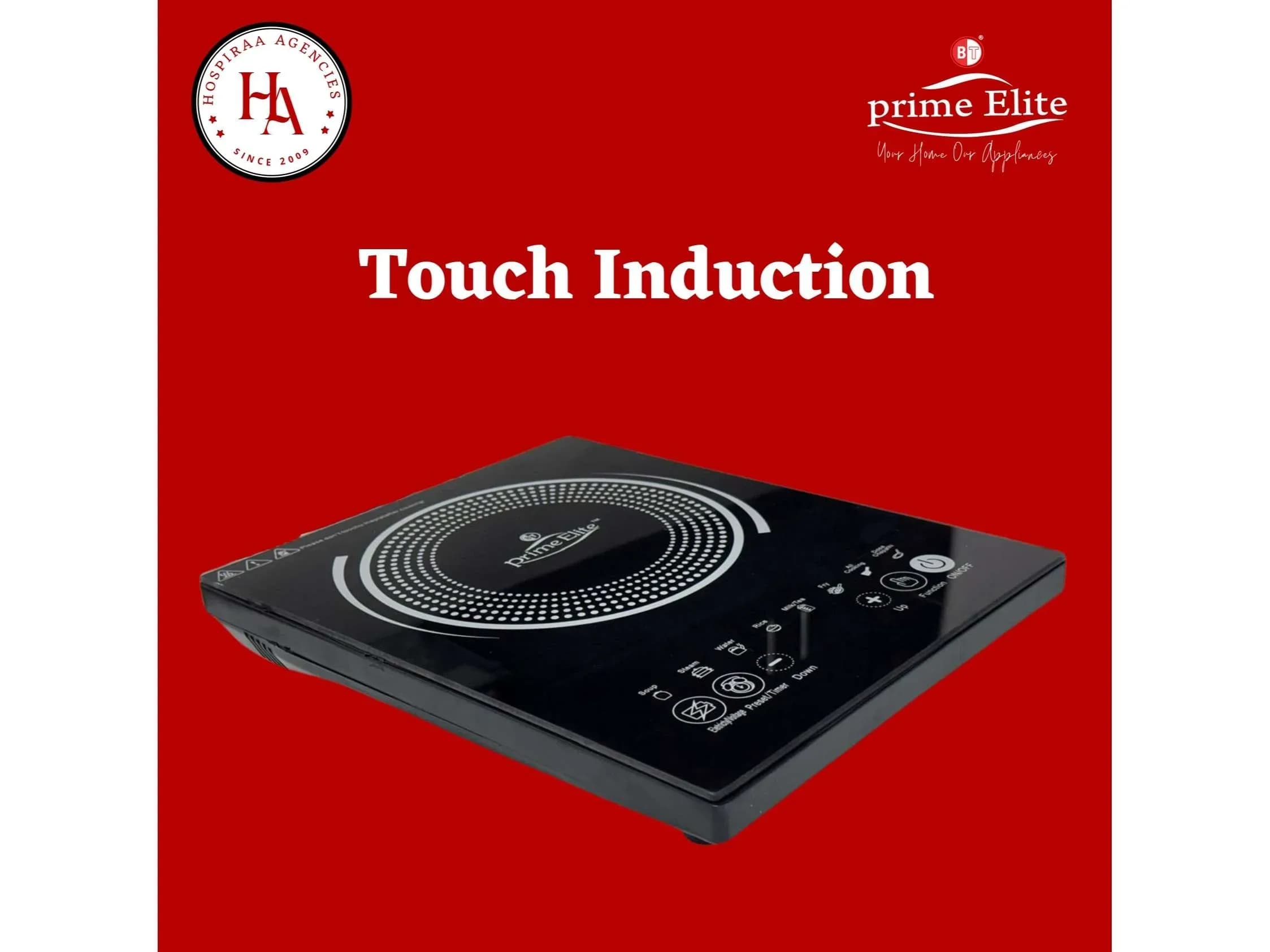 Prime Elite Touch Control Induction Cooktop
