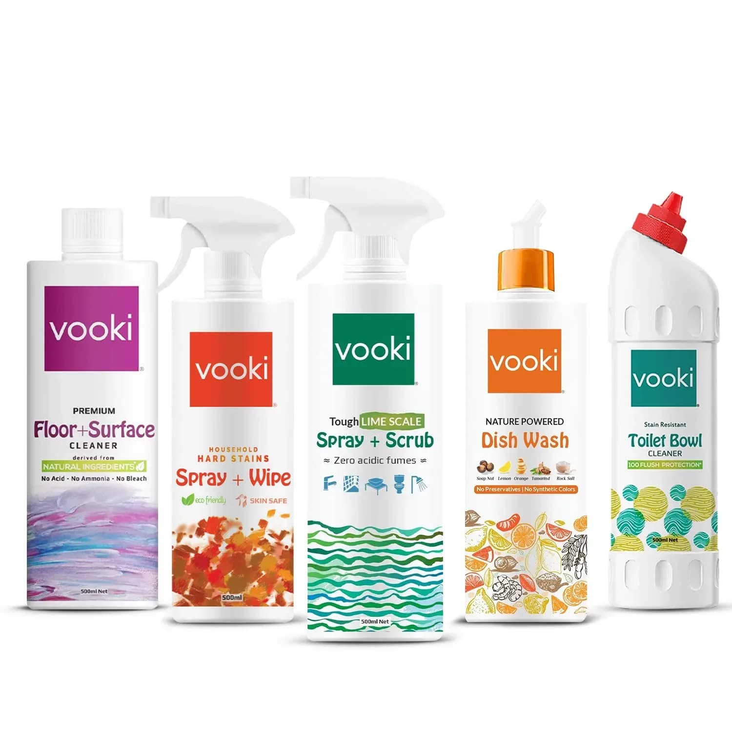 Vooki Ecofriendly Cleaning Combo Pack