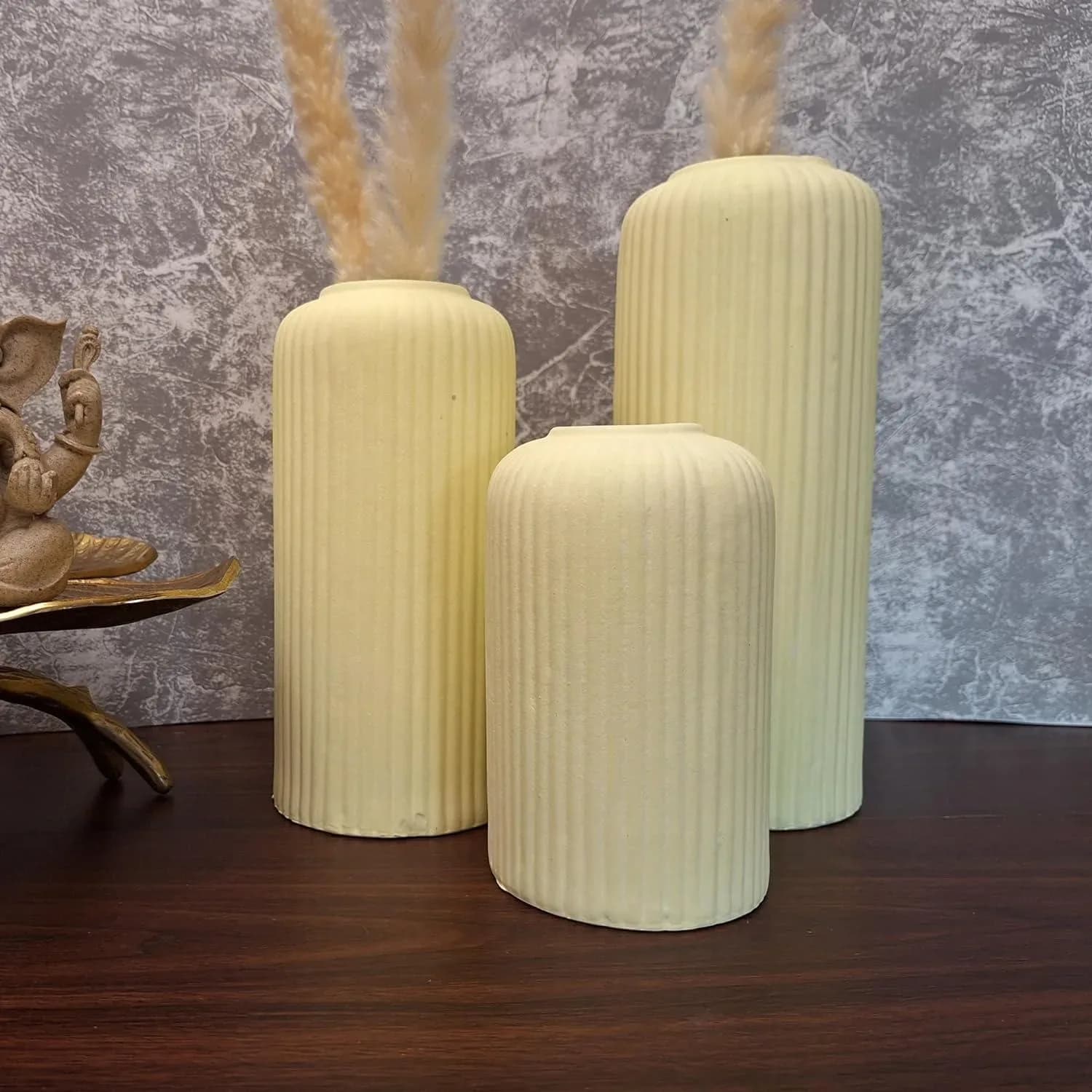 Modern Ceramic Flower Vase Set of 3