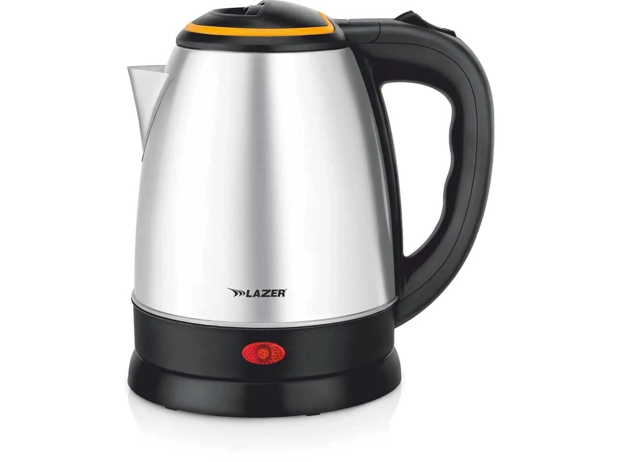 Lazer Stew 1.5L Electric Kettle 1200W Stainless Steel