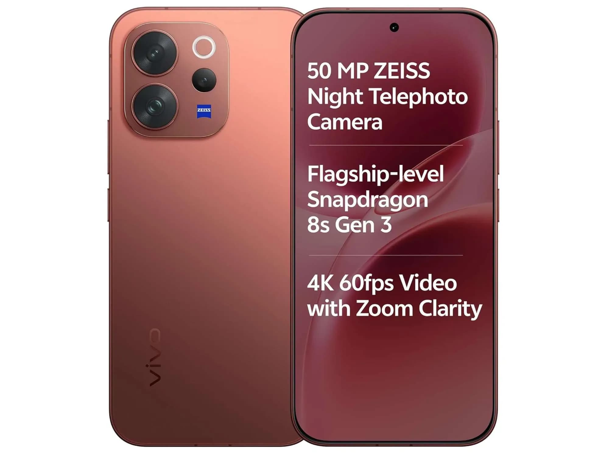 Vivo V70 Elite 5G Smartphone – Passion Red