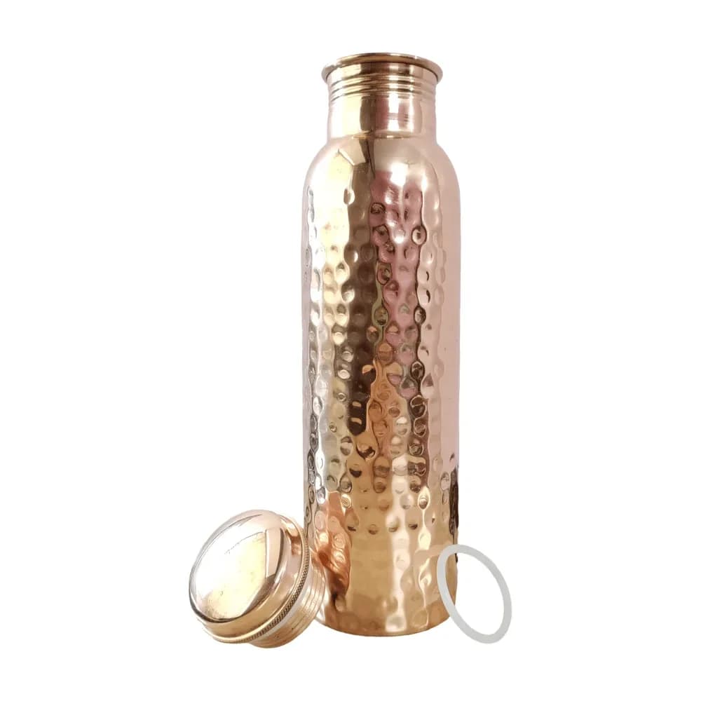 Ravios Hammered Copper Water Bottle