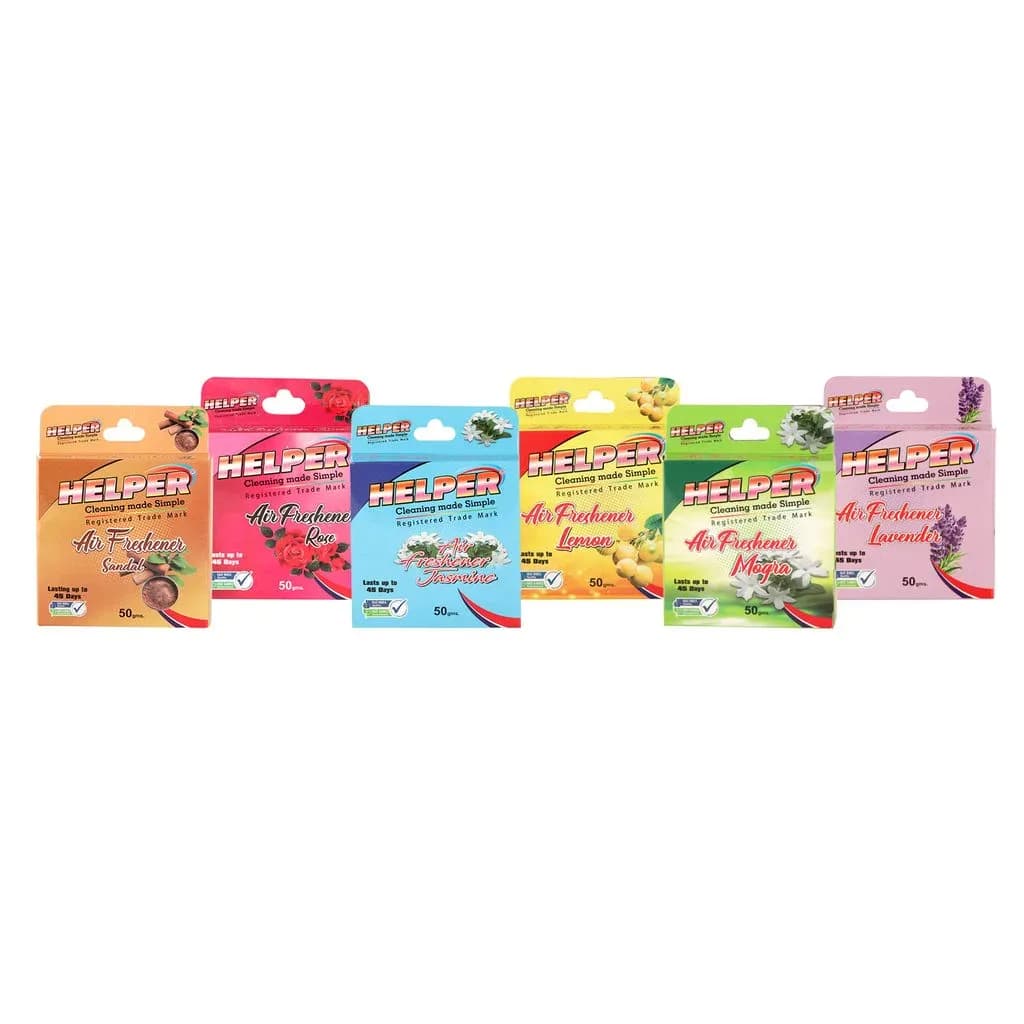 Helper Air Freshener - Pack of 6, 50 Grams Each