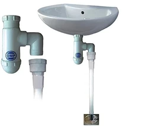 Omplast Polypropylene S-Trap (White)