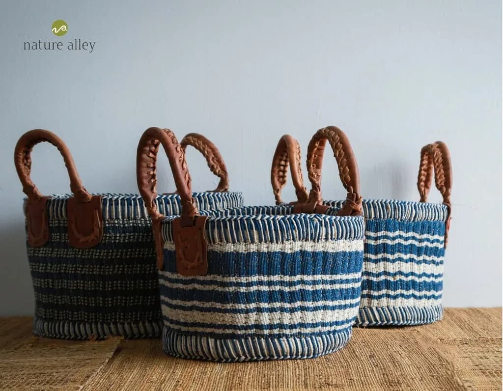 Basket Jute Cotton - Nature Alley