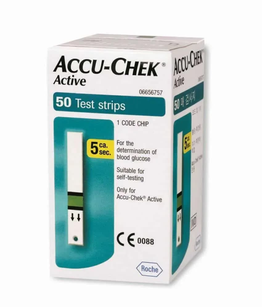 Accu-Chek Active Test Strips, Pack of 50