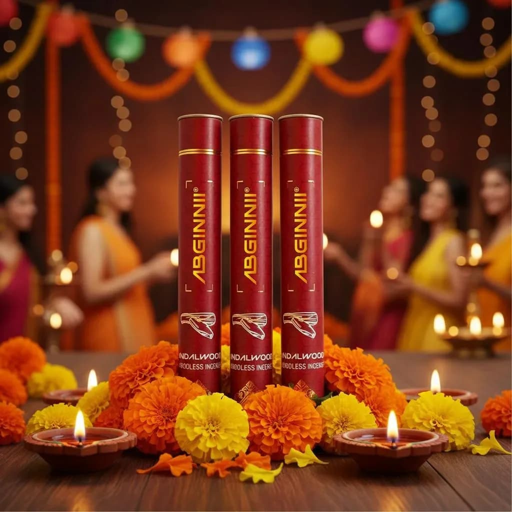 Sandalwood Bambooless Agarbatti Combo (3-in-1)