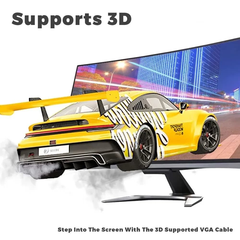 VGA Male to Male 15-Pin Cable/Adapter