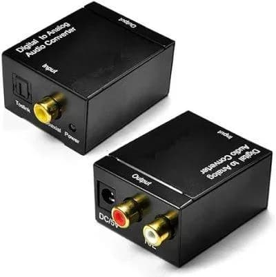 Digital to Analog Audio Converter (SPDIF Optical & Coaxial to RCA)