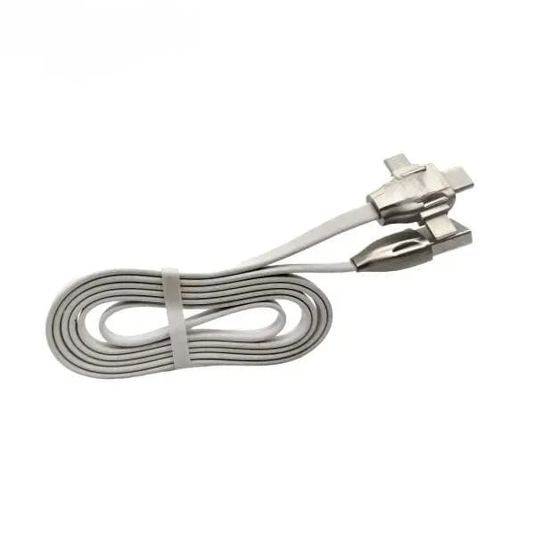 USB A to Micro USB + Lightning + Type-C , 3-in-1 USB Charging Cable | Fast Charging & Data Sync Cable