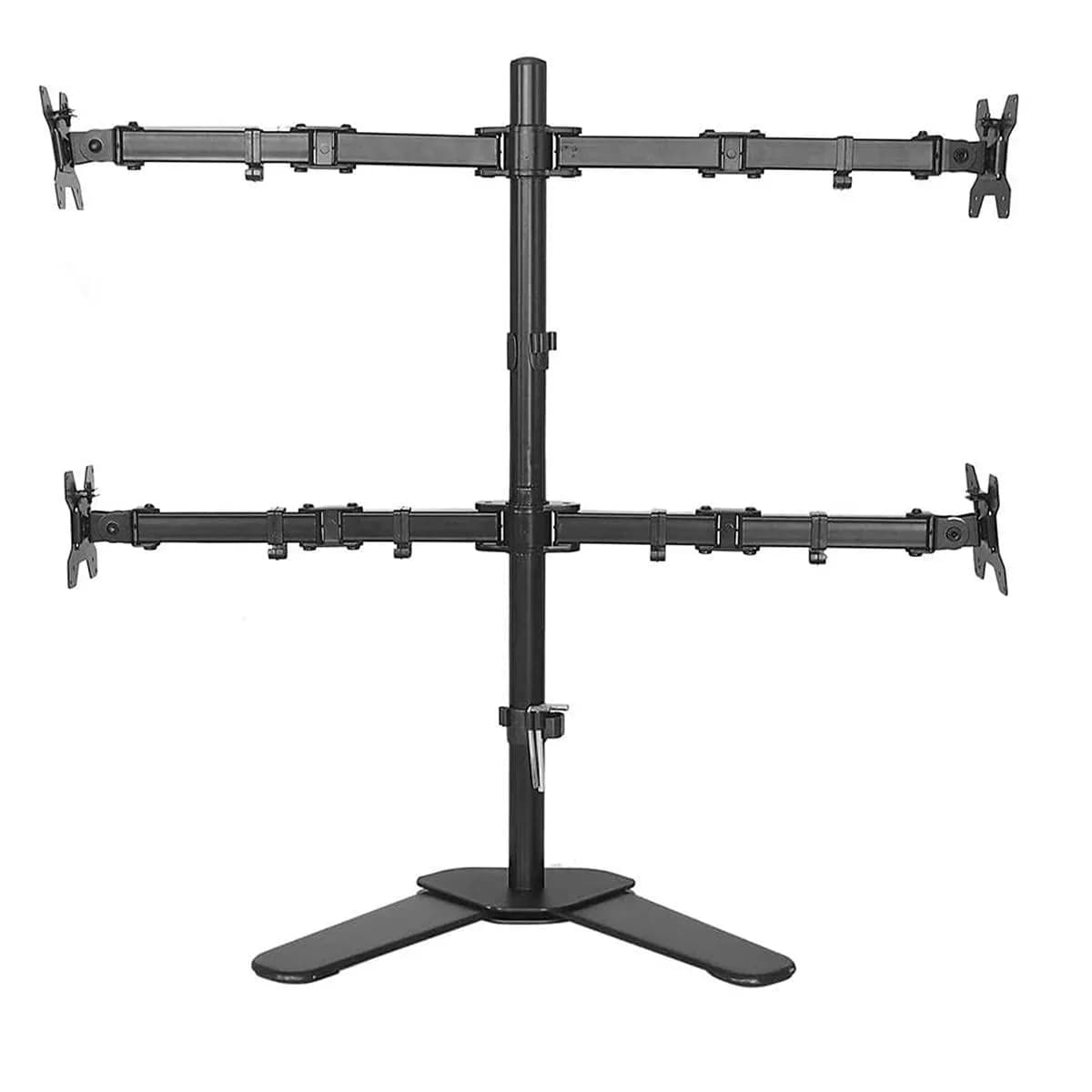 Monitor LED Stand Height Adjustable Free-Standing Desk Mount for 14"-30" Monitors