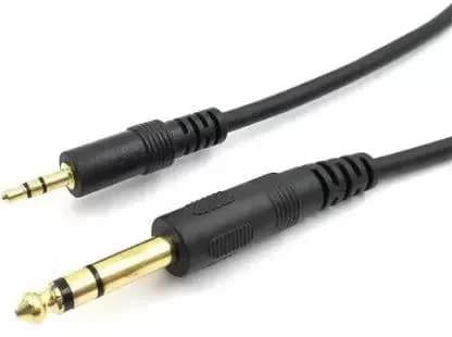 Male-to-Male 3.5mm Stereo Auxiliary Cable with Microphone for Car, Home Stereo, Headphones, Speakers