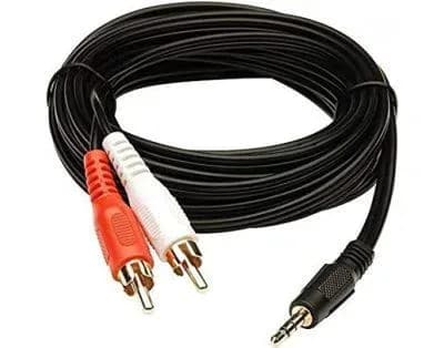 Stereo Audio Cable 2 RCA to 3.5mm, 1.5 Meter