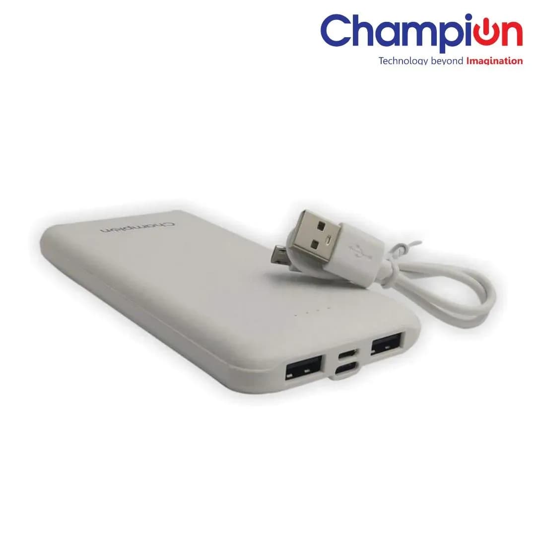 Champion Power Bank 10000 mAh Dual USB Fast Charging for All Devices